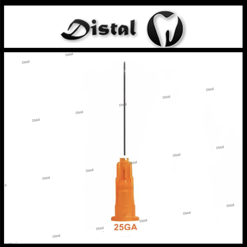 Ендодонтичні голки для промивання каналів Розмір: 25GA Ендодонтичні голки для промивання каналів Розмір: 25GA