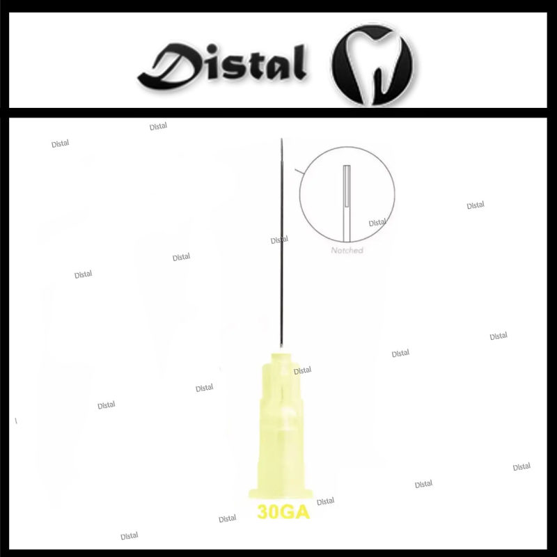 Ендодонтичні голки для промивання каналів Розмір: 30GA Ендодонтичні голки для промивання каналів Розмір: 30GA
