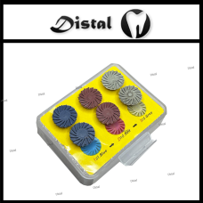 Головки полірувальні гумки полірувальний набір 6 шт стоматологічні