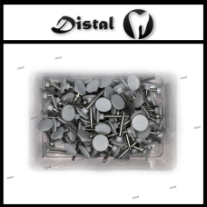 Полірувальні гумки сірі (Cr106С) диск стоматологічні ПОЛІР