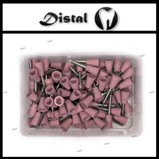 Полірувальні гумки рожеві (Cr106M) чаша стоматологічні ПОЛІР