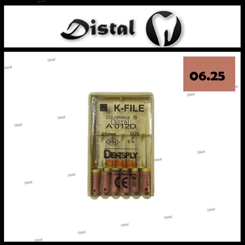 К-файли ДЕНТСПЛАЙ МАЙЛІФЕР K-file Dentsply Maillefer 25 мм №06, ручні файли К-файли ДЕНТСПЛАЙ МАЙЛІФЕР K-file Dentsply Maillefer 25 мм №06, ручні файли