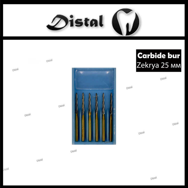 Стоматологічний бор карбідний Zekrya-Z (151), Вольфрамовий бор з титановим покриттям 25 мм. Стоматологічний бор карбідний Zekrya-Z (151), Вольфрамовий бор з титановим покриттям 25 мм.