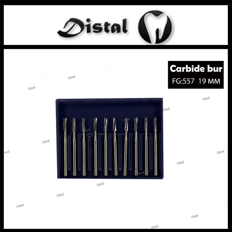 Стоматологічний бор карбідний FG: 557 для турбінного наконечника 19 мм. Стоматологічний бор карбідний FG: 557 для турбінного наконечника 19 мм.