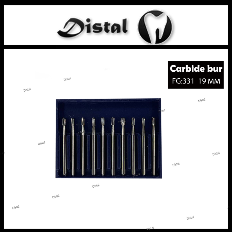 Стоматологічний бор карбідний FG: 331 для турбінного наконечника 19 мм. Стоматологічний бор карбідний FG: 331 для турбінного наконечника 19 мм.