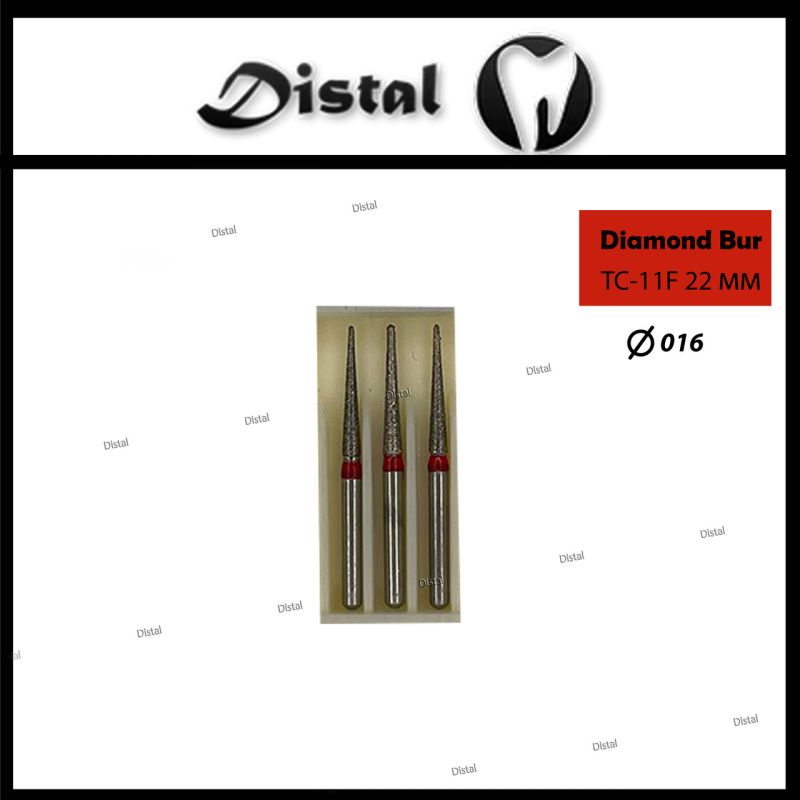 Стоматологічний бор алмазний TC-11F для турбінного наконечника 22 мм Конусоподібний, гострий кінчик Стоматологічний бор алмазний TC-11F для турбінного наконечника 22 мм Конусоподібний, гострий кінчик