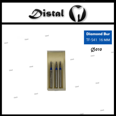 Стоматологічний бор алмазний TF-S41 для турбінного наконечника 16 мм Конусоподібний, плаский кінчик