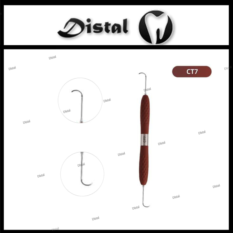 Гладилка моделювальна із силіконовою ручкою Коричнева