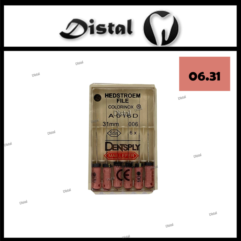 Н-файли H-file Dentsply Maillefer 25 мм №06, ручні файли Н-файли H-file Dentsply Maillefer 25 мм №06, ручні файли