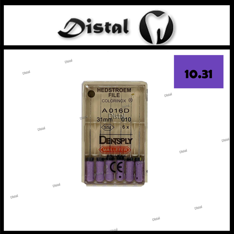 Н-файли H-file Dentsply Maillefer 31 мм №10, ручні файли Н-файли H-file Dentsply Maillefer 31 мм №10, ручні файли