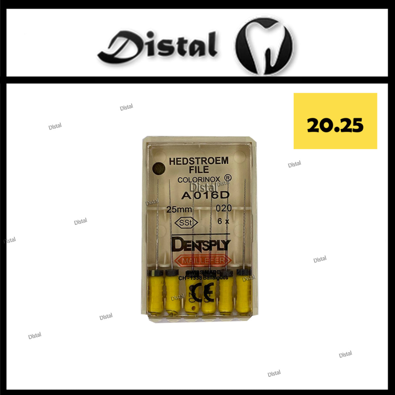Н-файли H-file Dentsply Maillefer 25 мм №20, ручні файли Н-файли H-file Dentsply Maillefer 25 мм №20, ручні файли
