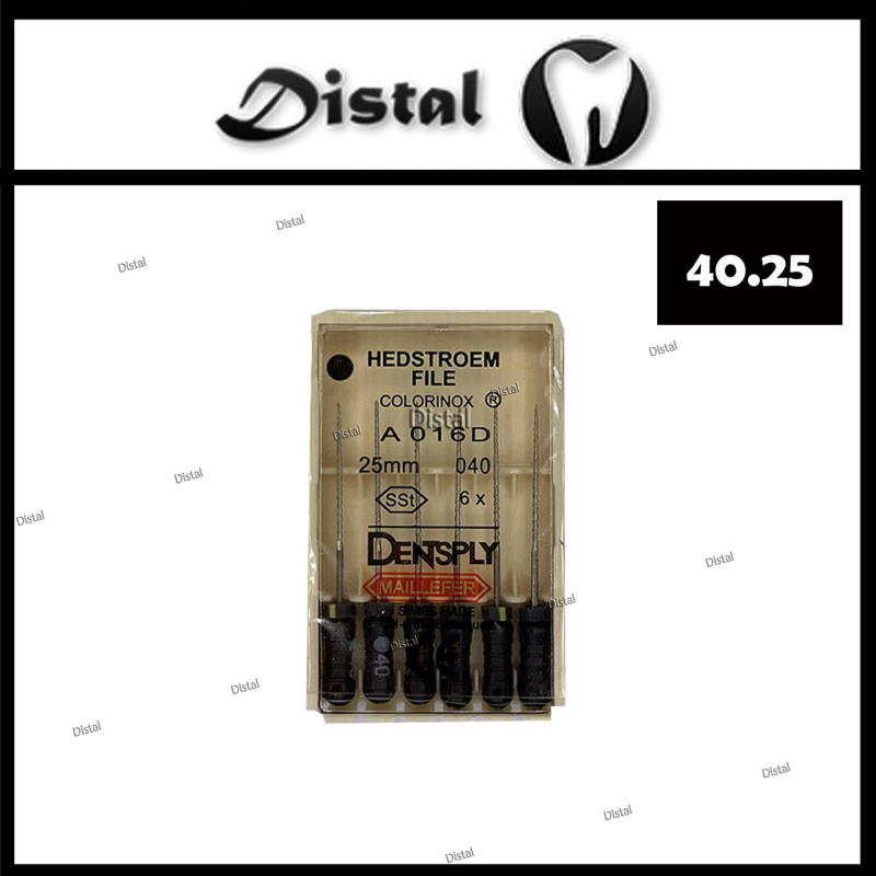 Н-файли H-file Dentsply Maillefer 25 мм №40, ручні файли Н-файли H-file Dentsply Maillefer 25 мм №40, ручні файли