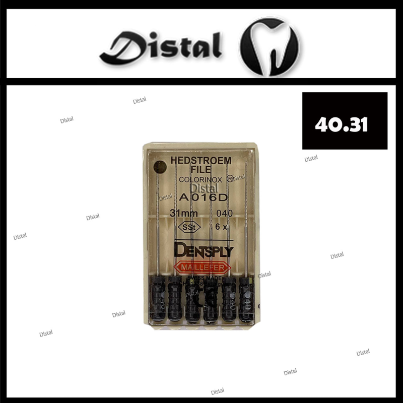 Н-файли H-file Dentsply Maillefer 31 мм №40, ручні файли Н-файли H-file Dentsply Maillefer 31 мм №40, ручні файли