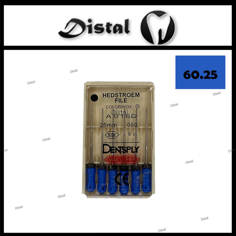 Н-файли H-file Dentsply Maillefer 25 мм №60, ручні файли Н-файли H-file Dentsply Maillefer 25 мм №60, ручні файли
