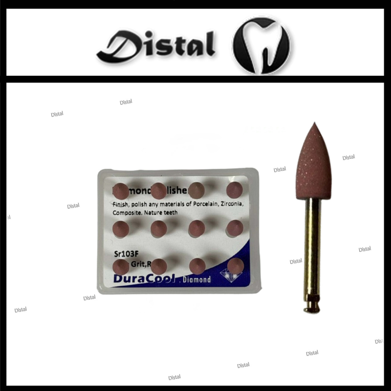 Полір алмазний для кераміки, цирконію Рожевий, Сірий (Sr103F)