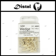 Клини дерев“яні, що фіксують білі 13 мм, перетин 1,5 мм х 1,5 мм, , Латус