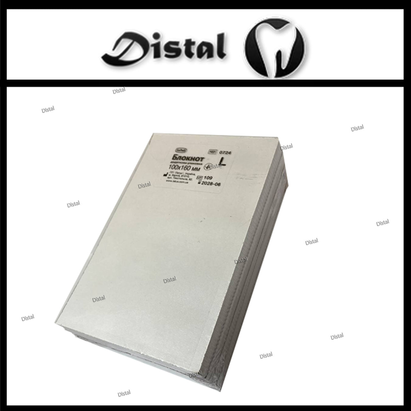 Блокнот для замішування L великий 80х100 мм, 70 листів, Latus Блокнот для замішування L великий 80х100 мм, 70 листів, Latus