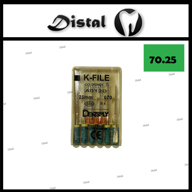 К-файли ДЕНТСПЛАЙ МАЙЛІФЕР K-file Dentsply Maillefer 25 мм №70, ручні файли К-файли ДЕНТСПЛАЙ МАЙЛІФЕР K-file Dentsply Maillefer 25 мм №70, ручні файли