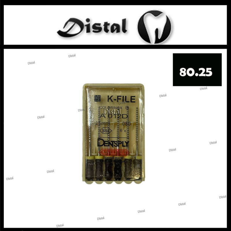 К-файли ДЕНТСПЛАЙ МАЙЛІФЕР K-file Dentsply Maillefer 25 мм №80, ручні файли К-файли ДЕНТСПЛАЙ МАЙЛІФЕР K-file Dentsply Maillefer 25 мм №80, ручні файли