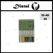 К-файли K-file Perfect 25 мм №15-40, асорті,  ручні файли