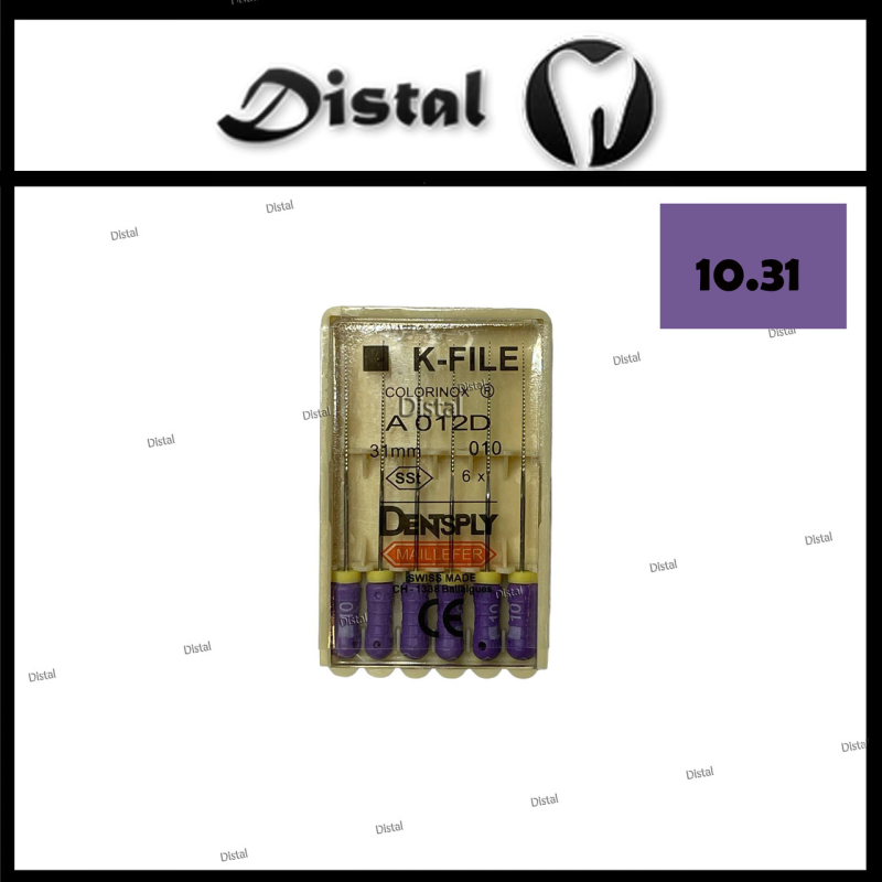 К-файли ДЕНТСПЛАЙ МАЙЛІФЕР K-file Dentsply Maillefer 31 мм №10, ручні файли К-файли ДЕНТСПЛАЙ МАЙЛІФЕР K-file Dentsply Maillefer 31 мм №10, ручні файли