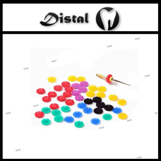 Ромашки- лічильники стопери для використання ендодонтичних інструментів, різнокольорові