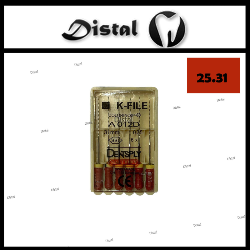 К-файли ДЕНТСПЛАЙ МАЙЛІФЕР K-file Dentsply Maillefer 31 мм №25, ручні файли К-файли ДЕНТСПЛАЙ МАЙЛІФЕР K-file Dentsply Maillefer 31 мм №25, ручні файли
