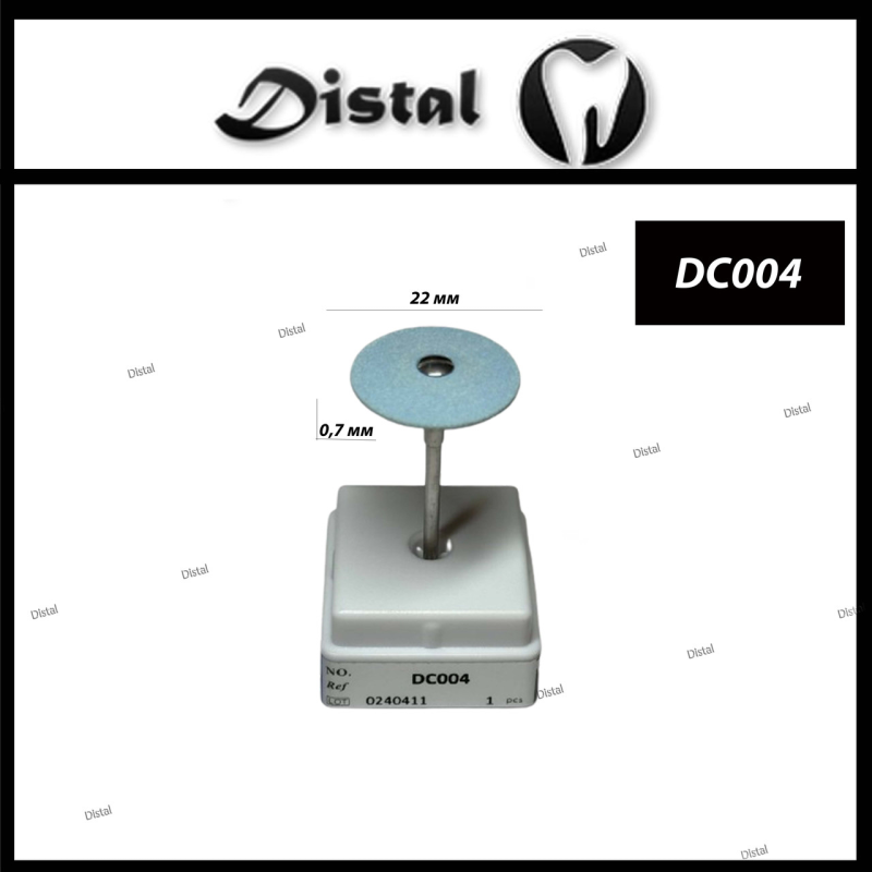 Алмазний камінь для цирконію та кераміки середнє зерно Колір: синій, DС004 Алмазний камінь для цирконію та кераміки середнє зерно Колір: синій, DС004
