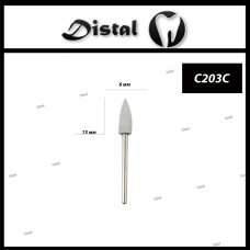 Силіконовий, гумовий полір для кераміки Жорстке зерно Колір: сірий, C203C