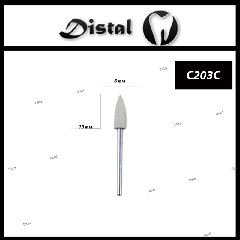 Силіконовий, гумовий полір для кераміки Жорстке зерно Колір: сірий, C203C Силіконовий, гумовий полір для кераміки Жорстке зерно Колір: сірий, C203C