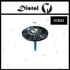 Щітка для полірування Форма: колесо Жорстка Колір: Чорний