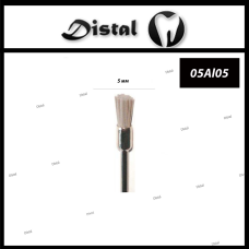 Щітка для полірування Форма: кисть (віник) Жорстка Колір: Світло сірий