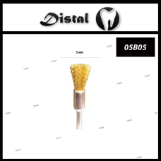 Щітка для полірування Форма: кисть (віник) Жорстка Латунь