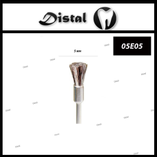 Щітка для полірування Форма: кисть (віник) М“яка Колір: Коричневий