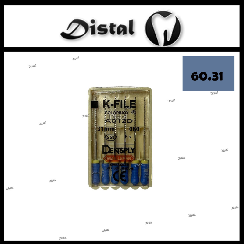 К-файли ДЕНТСПЛАЙ МАЙЛІФЕР K-file Dentsply Maillefer 31 мм №60, ручні файли К-файли ДЕНТСПЛАЙ МАЙЛІФЕР K-file Dentsply Maillefer 31 мм №60, ручні файли