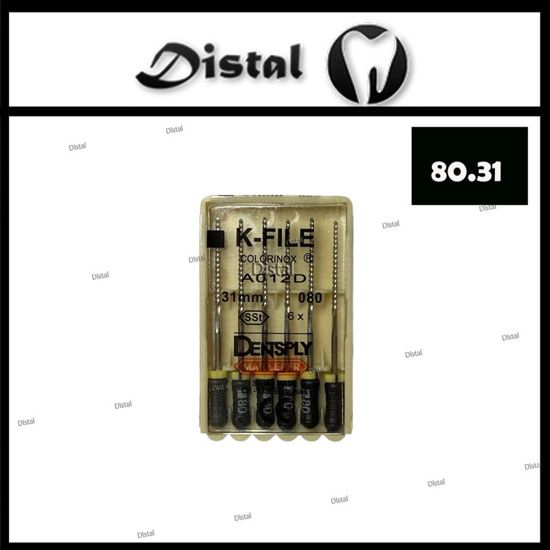К-файли ДЕНТСПЛАЙ МАЙЛІФЕР K-file Dentsply Maillefer 31 мм №80,ручні файли К-файли ДЕНТСПЛАЙ МАЙЛІФЕР K-file Dentsply Maillefer 31 мм №80,ручні файли