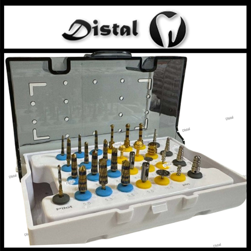 Набір фрез для синус-ліфтингу, аугментації та кісткової пластики VERSAH, 29 шт. Набір фрез для синус-ліфтингу, аугментації та кісткової пластики VERSAH, 29 шт.