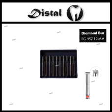 Стоматологічний бор карбідний FG:957 для турбінного наконечника, для розрізання коронок 19 мм.