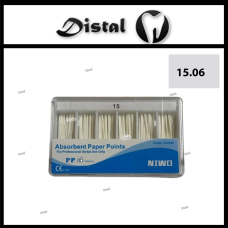Штифти паперові NIWO конусні №15.06, 100 шт Absorbent Paper Points