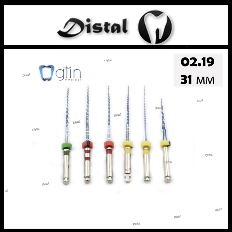 Файл роторний Glin - G3 , 31 мм № 02.19 машинні Файл роторний Glin - G3 , 31 мм № 02.19 машинні