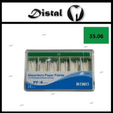 Штифти паперові NIWO конусні №35.06, 100 шт Absorbent Paper Points