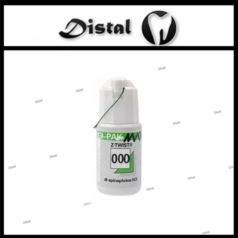 Нитка Ретракційна Gingi-Pak Зелена №000 Нитка Ретракційна Gingi-Pak Зелена №000