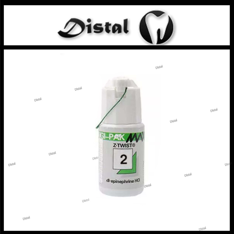 Нитка Ретракційна Gingi-Pak Зелена №2 Нитка Ретракційна Gingi-Pak Зелена №2