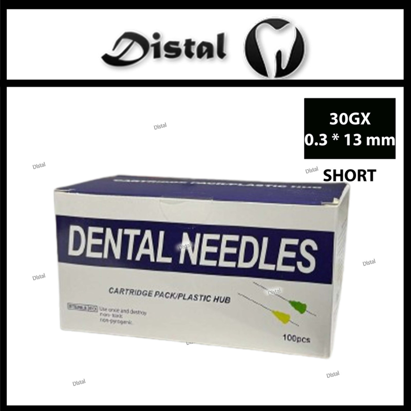 Голки карпульні 30GX (0,3*13 мм), Dental needless, поштучно КОРОТКІ Голки карпульні 30GX (0,3*13 мм), Dental needless, поштучно КОРОТКІ