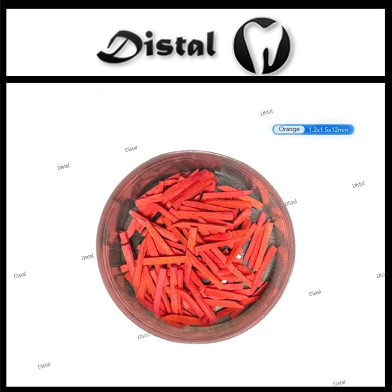 Клини дерев“яні, що фіксують, Помаранчеві, 100 шт Клини дерев“яні, що фіксують, Помаранчеві, 100 шт