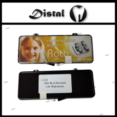 Металеві брекети Roth Mini Roth Brackets 0.022 w/h 345 (набір 20 шт.)