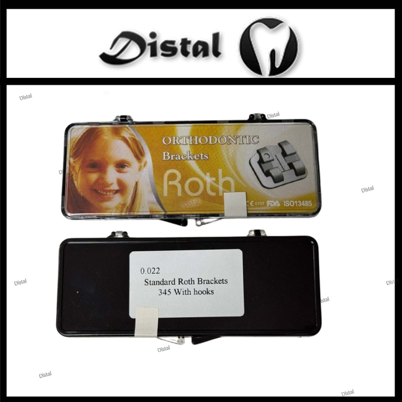 Металеві брекети Standard Roth Brackets 0.022 w/h 345 (набір 20 шт.) Металеві брекети Standard Roth Brackets 0.022 w/h 345 (набір 20 шт.)