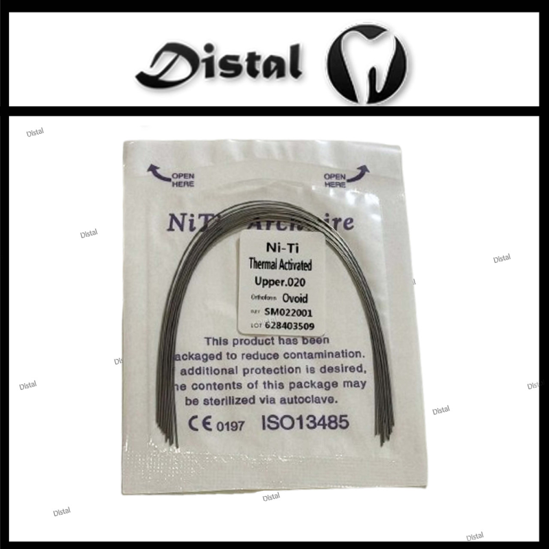 Дуги ортодонтичні NiTi Archwire термоактивні Thermal Activated Orthoform Ovoid, верх 012 020 Дуги ортодонтичні NiTi Archwire термоактивні Thermal Activated Orthoform Ovoid, верх 012 020