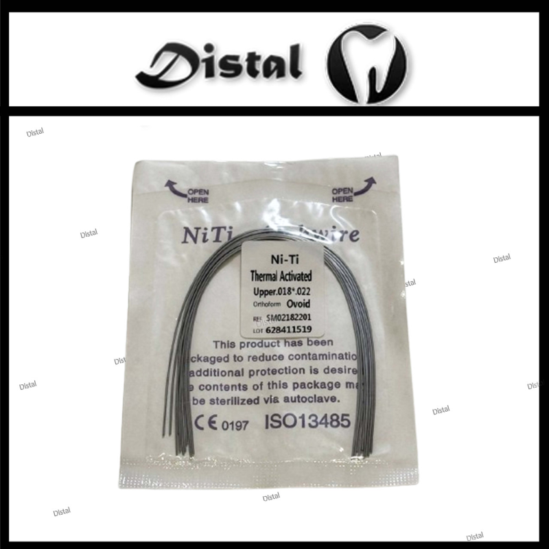 Дуги ортодонтичні NiTi Archwire термоактивні Thermal Activated Orthoform Ovoid, верх 012 18*22 Дуги ортодонтичні NiTi Archwire термоактивні Thermal Activated Orthoform Ovoid, верх 012 18*22