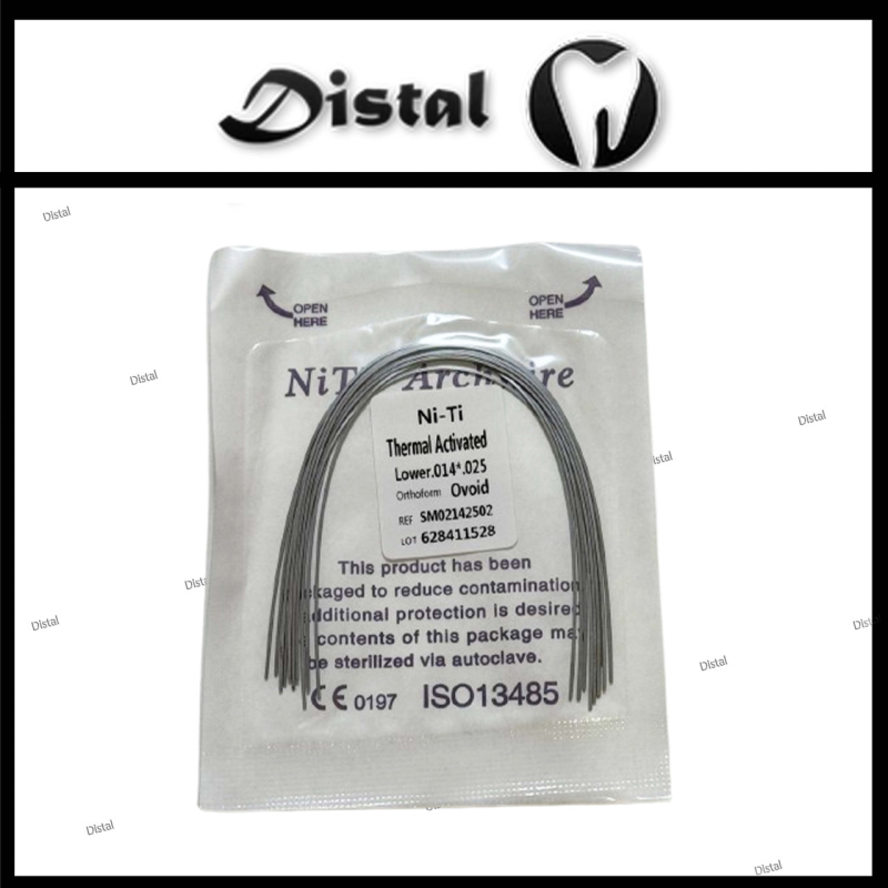 Дуги ортодонтичні NiTi Archwire термоактивні Thermal Activated Orthoform Ovoid, верх 012 14*25 Дуги ортодонтичні NiTi Archwire термоактивні Thermal Activated Orthoform Ovoid, верх 012 14*25